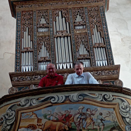 con l'organista Pietro Aiello