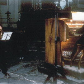 col sassofonista Inguaggiato Cattedrale di Palermo 2003